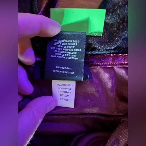 Velvet Burgundy Slit Maxi Dress - Picture 7 of 11